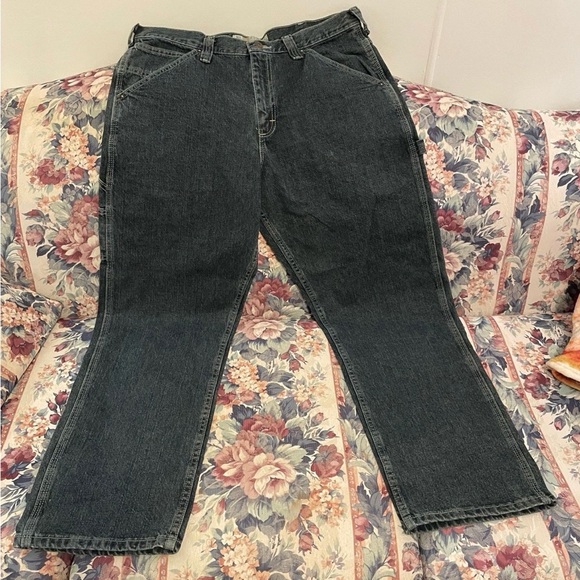 Lee’s Mens Dungaree Carpenter Jeans  NWT’s  36 X 30  Quartz Stone - Picture 1 of 11